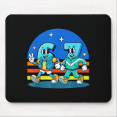 67 Six Seven Fun Meme Funny Design Kids School Mousepad (Vorne)