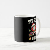 67 Six Seven Funny Christmas 6 7 Meme Santa Dabbin Kaffeetasse (VorderseiteRechts)