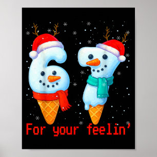 67 Six Seven Für Dein Feelin Meme Weihnachten Kind Poster