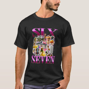 67 Six Seven Geburtstags Meme Viral Italienischer T-Shirt
