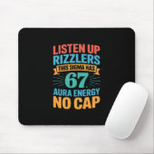 67 Six Seven Get Sendy Meme Design Lustig 6 7 Sigm Mousepad (Mit Mouse)