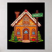 67 Six Seven Gingerbread House Funny Teacher Chris Poster (Vorne)
