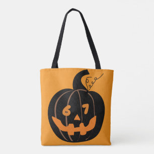 67 Six Seven Halloween-Tasche für Schüler Lehrer Tasche