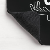 67 Six Seven Hand-Geste Meme Mousepad (Ecke)