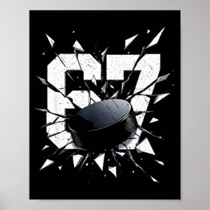67 Six Seven Hockey Gen Alpha Brainfäule Meme Poster