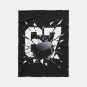 67 Six Seven Hockey Gen Alpha Brainrot Meme  Fleecedecke (Vorderseite)