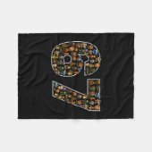 67 Six Seven Italienischer Brainrot Gen Alpha Meme Fleecedecke (Vorderseite (Horizontal))