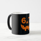 67 Six Seven Kürbiskopf Halloween-Tasse Verwandlungstasse (Vorderseite Links)