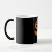67 Six Seven Kürbiskopf Halloween-Tasse Verwandlungstasse (Links)