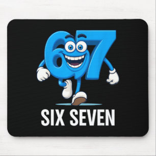 67 Six Seven Lustige italienische Brainrot-Kinder- Mousepad