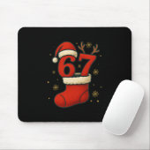 67 Six Seven Lustiger Gen Alpha Meme Weihnachten 2 Mousepad (Mit Mouse)