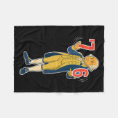 67 Six Seven Lustiger George Washington Meme Fleecedecke (Vorderseite (Horizontal))