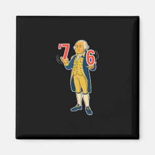 67 Six Seven Lustiger George Washington Meme  Magnet