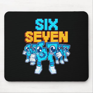67 Six Seven Lustiger Italienischer Brainrot Kids  Mousepad
