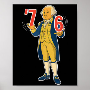 67 Six Seven Lustiges George-Washington-Meme-T-Shi Poster