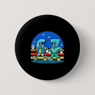 67 Six Seven Lustiges Meme Lustiges Design Kinder Button