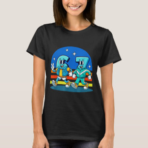 67 Six Seven Lustiges Meme Lustiges Design Kinder T-Shirt