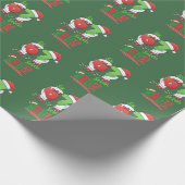 67 Six Seven Meme Christmas Holiday  Geschenkpapier (Ecke)