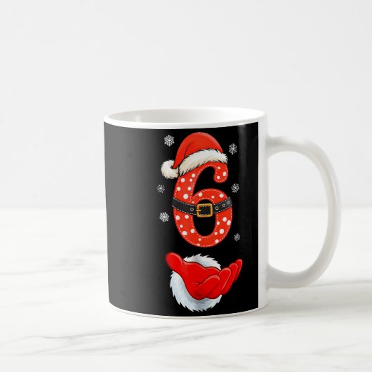 67 Six Seven Meme Couple Matching Christmas Kaffeetasse (Rechts)