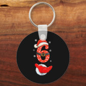 67 Six Seven Meme Couple Matching Christmas Schlüsselanhänger (Vorderseite)