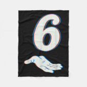 67 Six Seven Meme Couple Matching Halloween Costum Fleecedecke (Vorderseite)