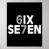 67 Six Seven Meme Funny Gen Alpha Slang Teens Kids Poster (Vorne)