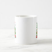 67 Six Seven Meme Funny Xmas Gingerbread Hand Sign Kaffeetasse (Mittel)
