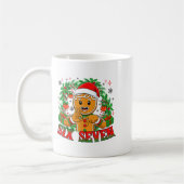 67 Six Seven Meme Funny Xmas Gingerbread Hand Sign Kaffeetasse (Links)