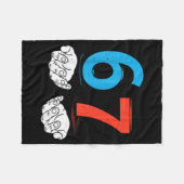 67 Six Seven Meme Gen Alpha Slang 6 7 Hands Funny  Fleecedecke (Vorderseite (Horizontal))