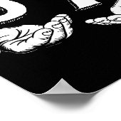 67 Six Seven Meme Gen Alpha Slang 6 7 Hands Funny  Poster (Ecke)