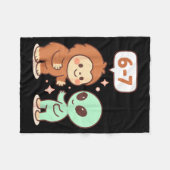 67 Six Seven Meme Lustig Bigfoot Alien Sasquatch U Fleecedecke (Vorderseite (Horizontal))