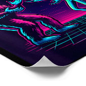 67 Six Seven Meme Lustig Bigfoot Alien Sasquatch U Poster (Ecke)