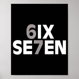 67 Six Seven Meme Lustig Gen Alpha Slang Teenager  Poster