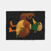 67 Six Seven Meme Mallard Duck Hunting Season Boy  Fleecedecke (Vorderseite (Horizontal))