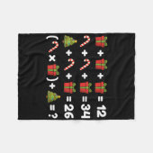 67 Six Seven Meme Math Christmas Equation Logic Pu Fleecedecke (Vorderseite (Horizontal))