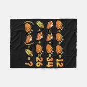 67 Six Seven Meme Math Thanksgiving Equation Logic Fleecedecke (Vorderseite (Horizontal))