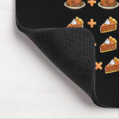 67 Six Seven Meme Math Thanksgiving Equation Logic Mousepad (Ecke)