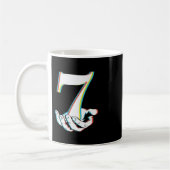 67 Six Seven Meme Paarmatching-Halloween-Kostüm Kaffeetasse (Links)