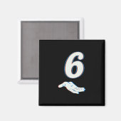 67 Six Seven Meme Paarmatching-Halloween-Kostüm Magnet (Vorderseite/Rückseite)