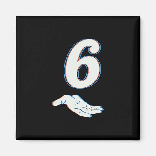 67 Six Seven Meme Paarmatching-Halloween-Kostüm Magnet (Vorne)