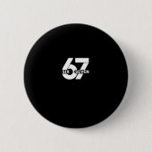 67 Six Seven Meme Pullover Kapuzenpullover  Button (Vorderseite)
