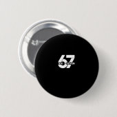 67 Six Seven Meme Pullover Kapuzenpullover  Button (Vorne & Hinten)