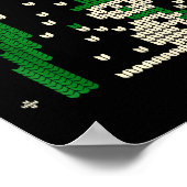 67 Six Seven Meme Snowman Christmas Couple Matchin Poster (Ecke)