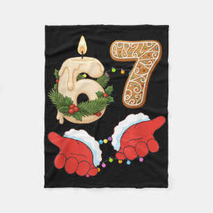 67 Six Seven Meme Weihnachtskerze Lebkuchen Gen Fleecedecke