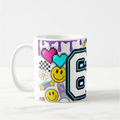 67 Six Seven Retro Y2K Aesthetic mug  Kaffeetasse (Links)