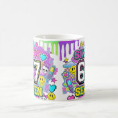 67 Six Seven Retro Y2K Ästhetik Tasse (Mittel)