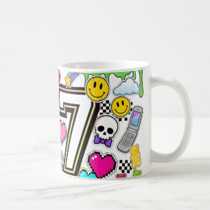 67 Six Seven Retro Y2K Ästhetik-Tasse  Kaffeetasse