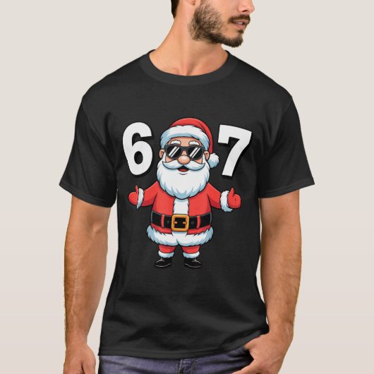 67 Six Seven Santa Xmas Christmas  T-Shirt (Vorderseite)