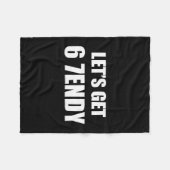 67 Six Seven Sendy 6 7endy Let's Get Sendy 67 Meme Fleecedecke (Vorderseite (Horizontal))
