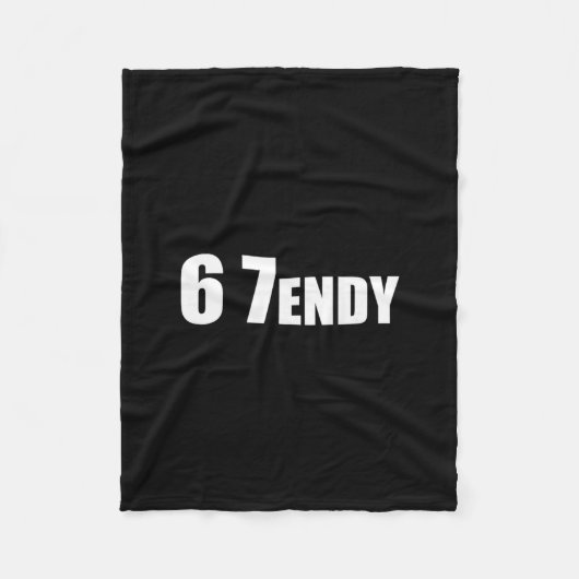 67 Six Seven Sendy 6 7endy Let's Get Sendy 67 Meme Fleecedecke (Vorderseite)
